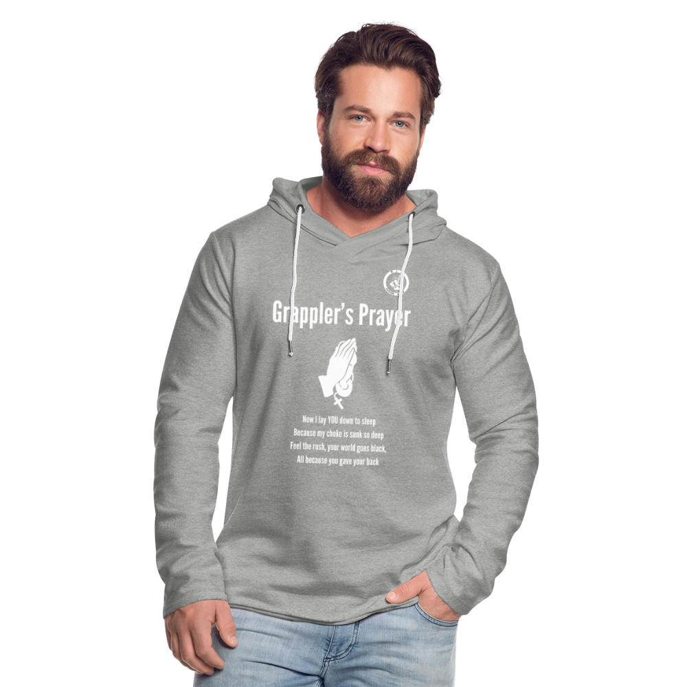 Jiu Jitsu Grappler's Prayer | Unisex Long Sleeve Hoodie Shirt - heather gray
