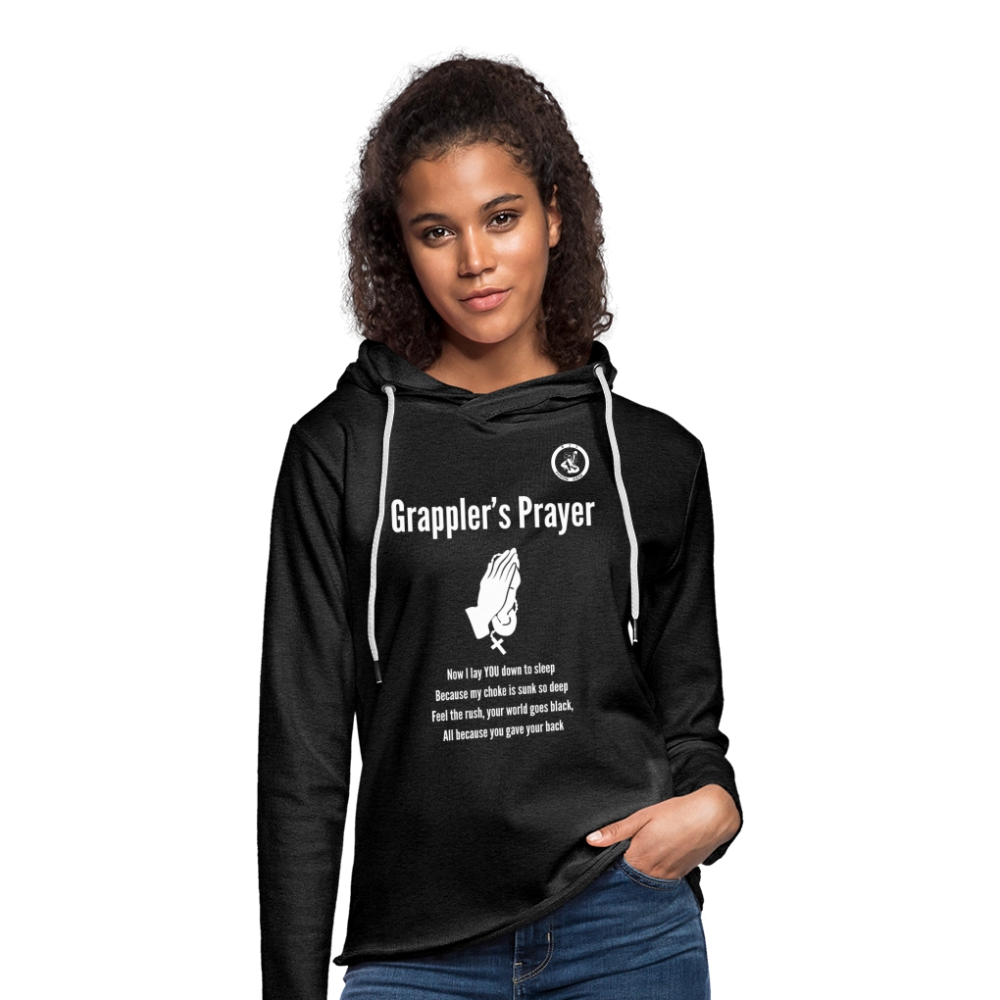 Jiu Jitsu Grappler's Prayer | Unisex Long Sleeve Hoodie Shirt - charcoal grey
