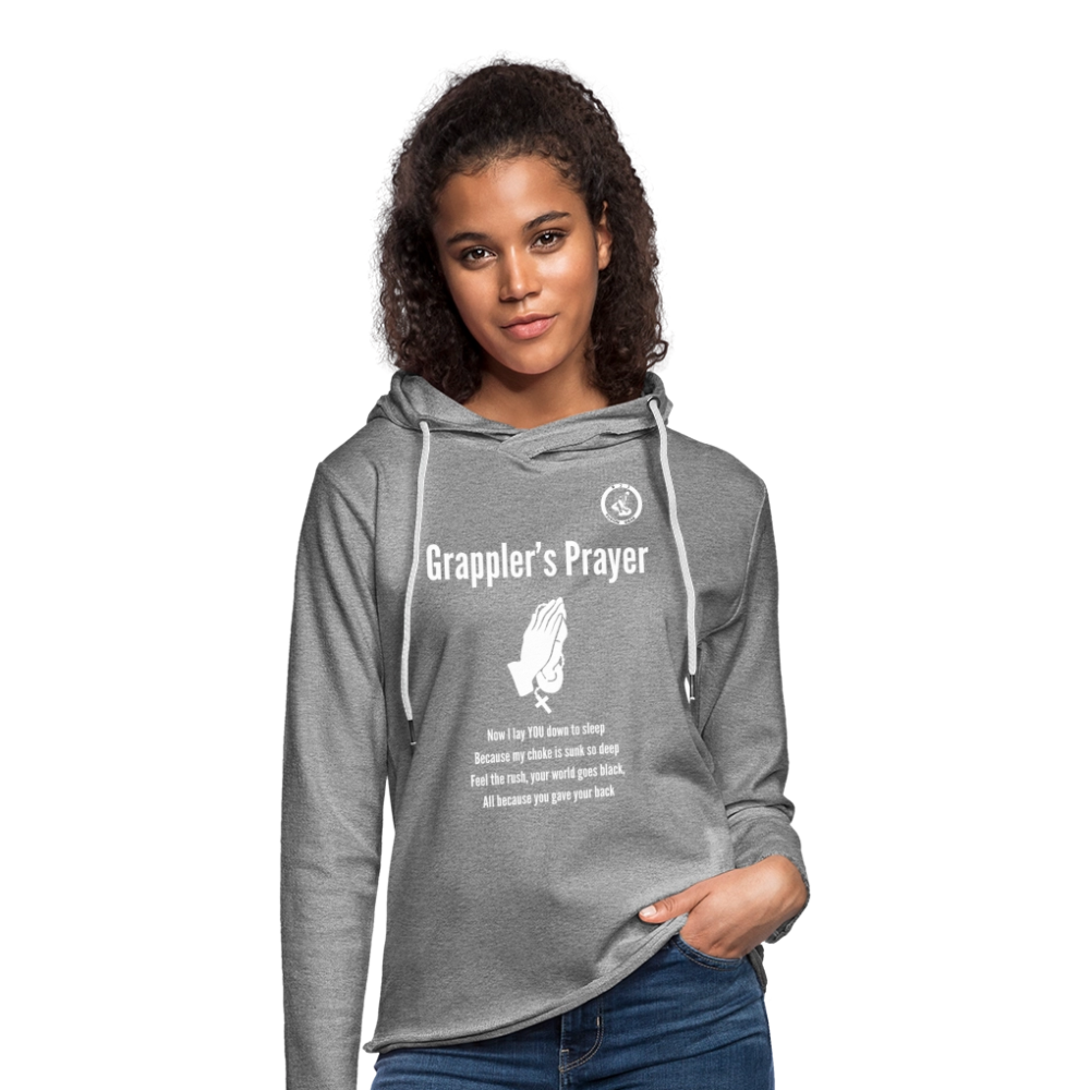 Jiu Jitsu Grappler's Prayer | Unisex Long Sleeve Hoodie Shirt - heather gray