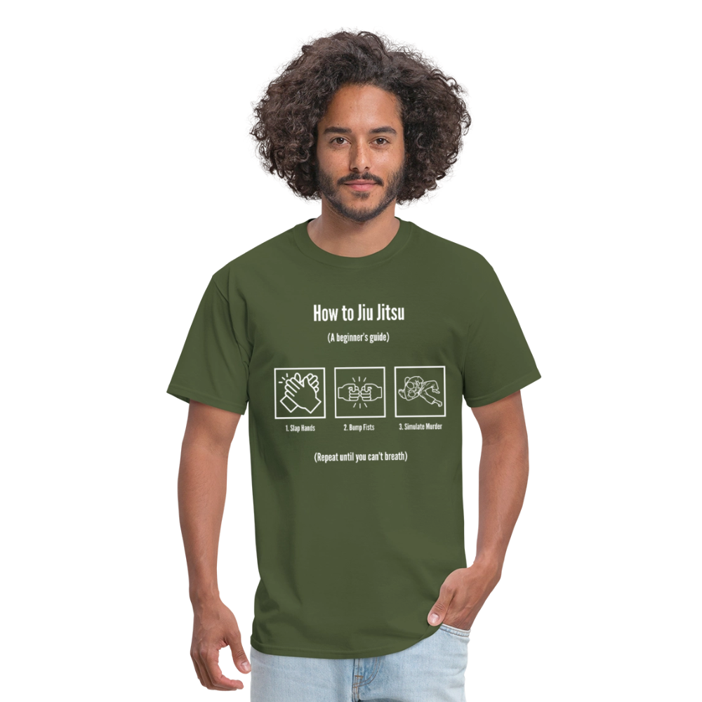 How to Jiu Jitsu: Slap, Bump & Roll | Unisex Classic T-Shirt - military green