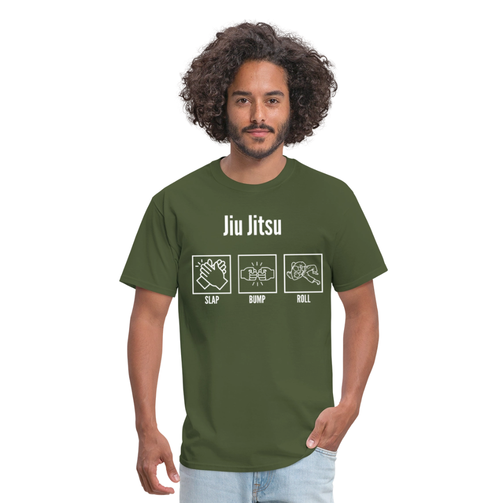 Slap, Bump, Roll Jiu Jitsu | Unisex Classic T-Shirt - military green