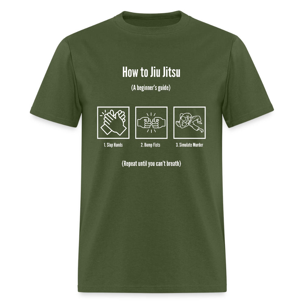 How to Jiu Jitsu: Slap, Bump & Roll | Unisex Classic T-Shirt - military green