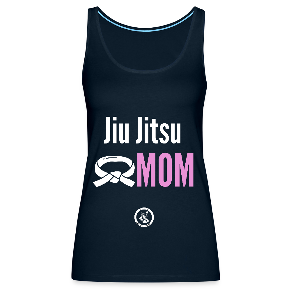 Jiu Jitsu Mom | Women’s Premium Tank Top - deep navy