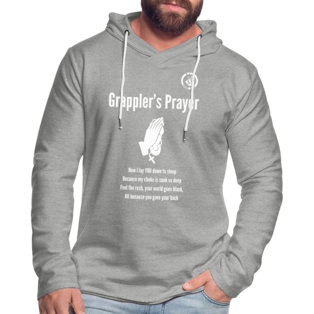 Jiu Jitsu Grappler's Prayer | Unisex Long Sleeve Hoodie Shirt - heather gray