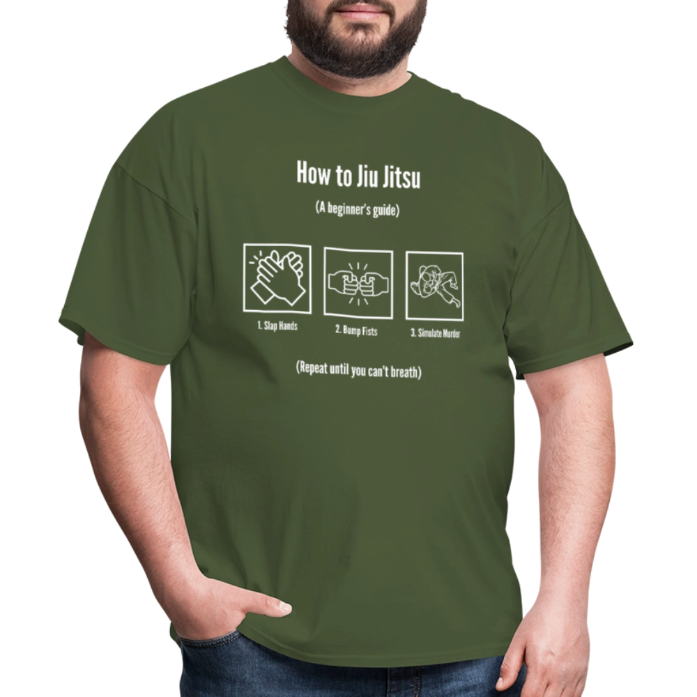 How to Jiu Jitsu: Slap, Bump & Roll | Unisex Classic T-Shirt - military green
