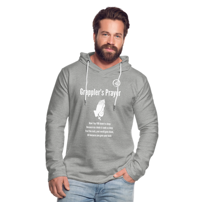Jiu Jitsu Grappler's Prayer | Unisex Long Sleeve Hoodie Shirt - heather gray