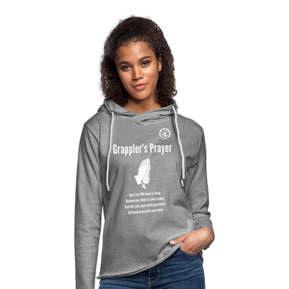 Jiu Jitsu Grappler's Prayer | Unisex Long Sleeve Hoodie Shirt - heather gray