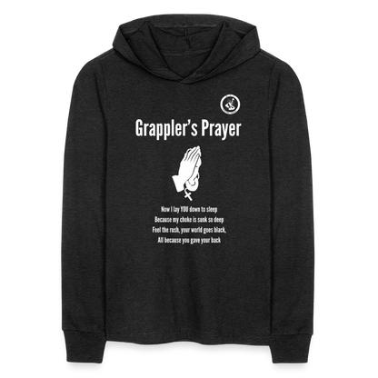 Jiu Jitsu Grappler's Prayer  | Unisex Long Sleeve Hoodie Shirt - heather black