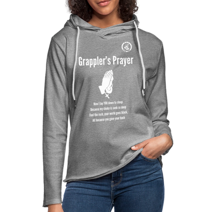 Jiu Jitsu Grappler's Prayer | Unisex Long Sleeve Hoodie Shirt - heather gray