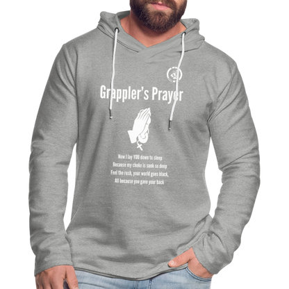 Jiu Jitsu Grappler's Prayer | Unisex Long Sleeve Hoodie Shirt - heather gray