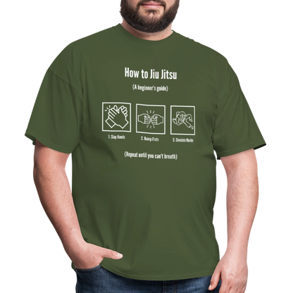 How to Jiu Jitsu: Slap, Bump & Roll | Unisex Classic T-Shirt - military green
