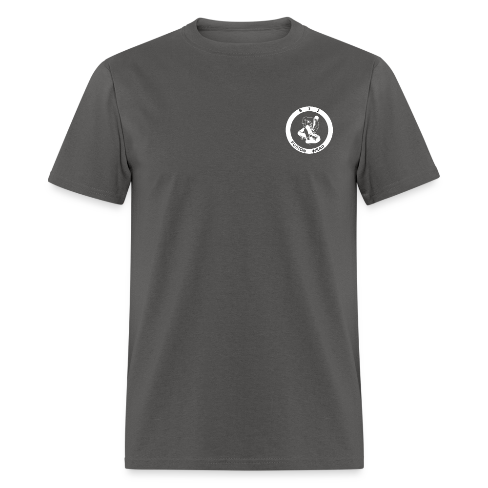 BJJ Shirt | Train Harder Design - charcoal