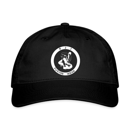 Organic Baseball Cap | BJJ Fusion Wear Logo - black