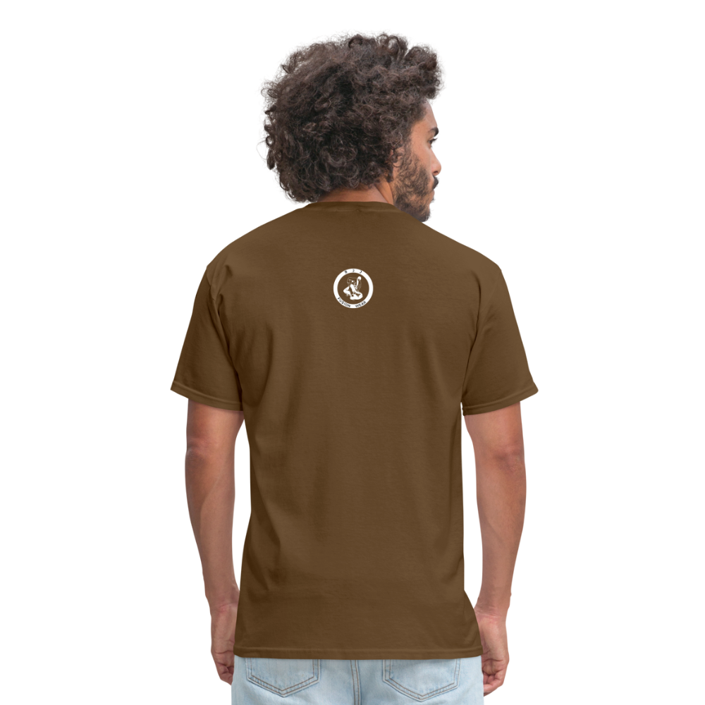Unisex Classic T-Shirt | Train with Lions 2 Design | Jiu Jitsu - brown