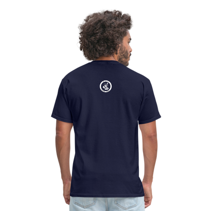 Unisex Classic T-Shirt | Train with Lions 2 Design | Jiu Jitsu - navy