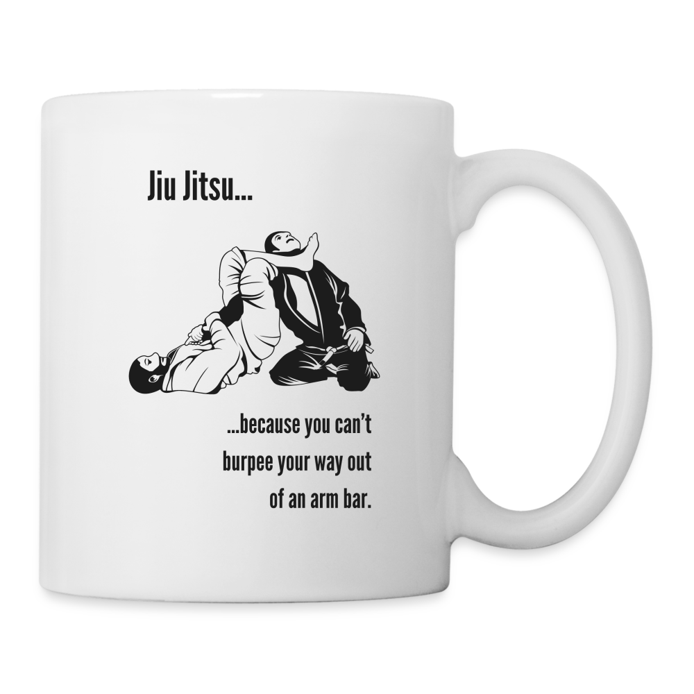 Coffee/Tea Mug | Jiu Jitsu Arm Bar Design - white