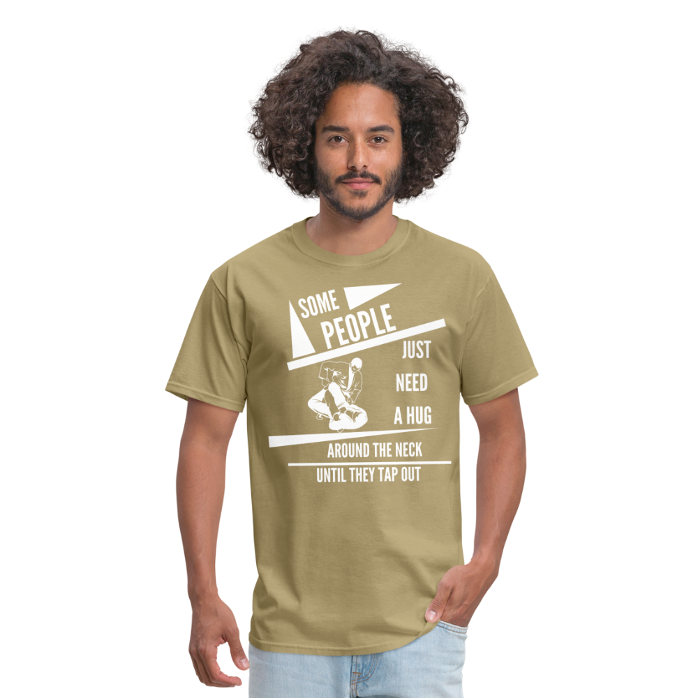 Unisex Classic T-Shirt | Jiu Jitsu | Tap Out Design - khaki