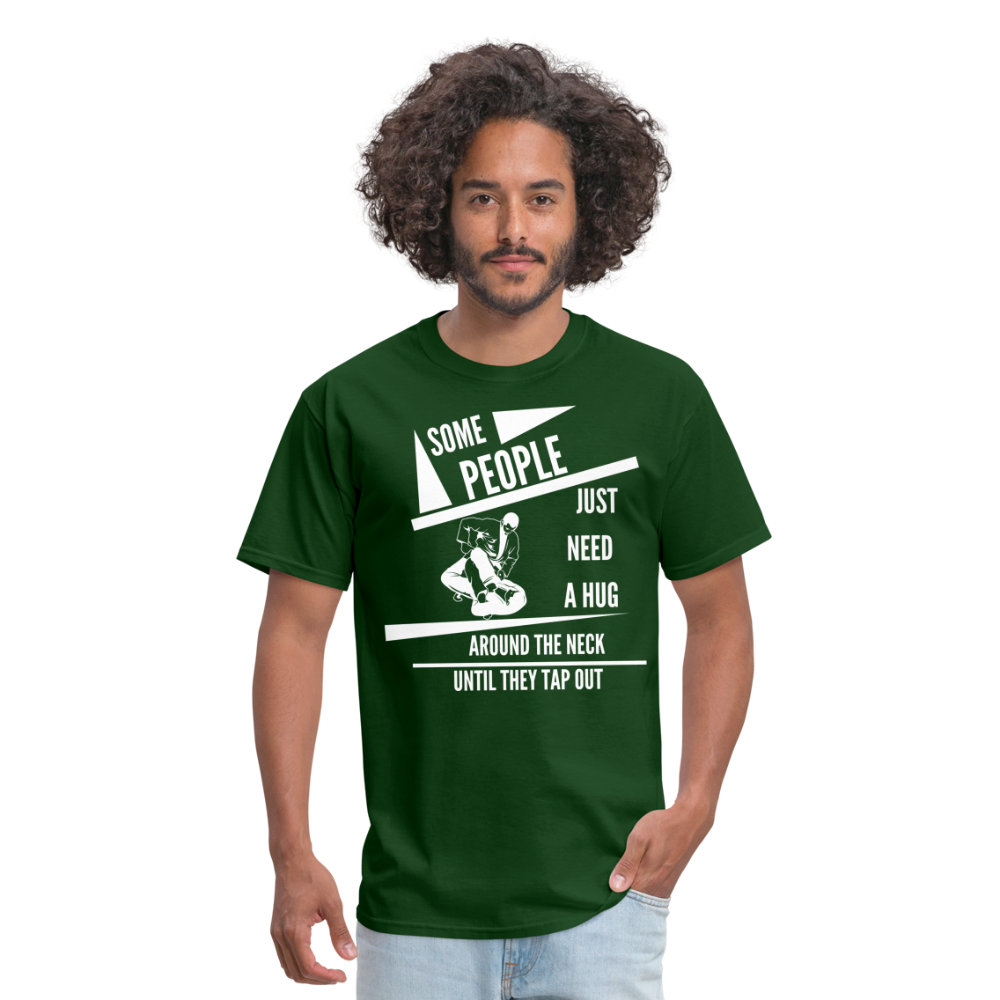 Unisex Classic T-Shirt | Jiu Jitsu | Tap Out Design - forest green