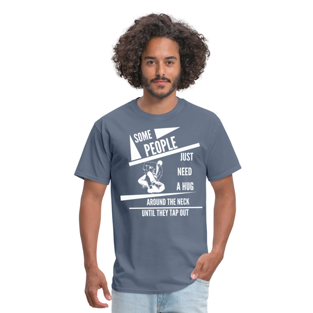 Unisex Classic T-Shirt | Jiu Jitsu | Tap Out Design - denim