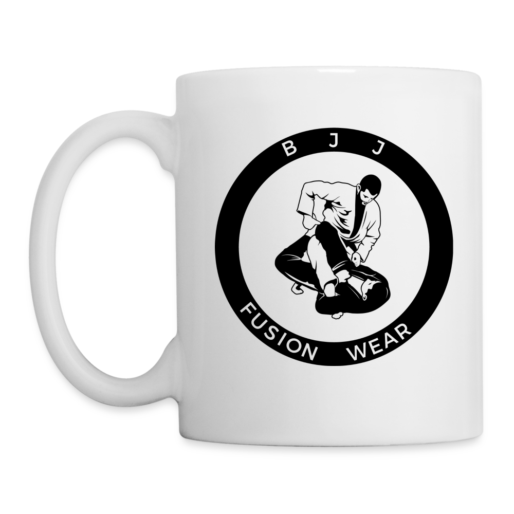 Coffee/Tea Mug | Jiu Jitsu Murder Yoga Design - white