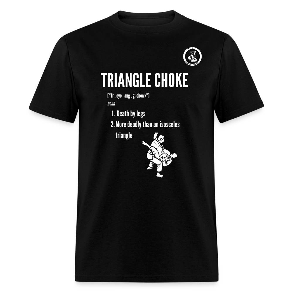 Unisex Classic T-Shirt | Jiu Jitsu Triangle Choke Design - black