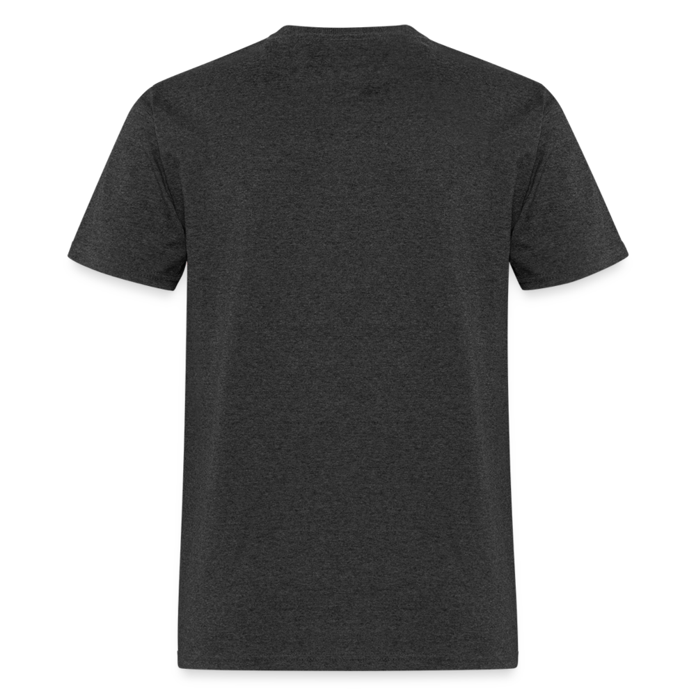 BJJ T-Shirt | Train Harder Design | Front Print Design - heather black