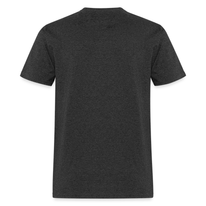 BJJ T-Shirt | Train Harder Design | Front Print Design - heather black
