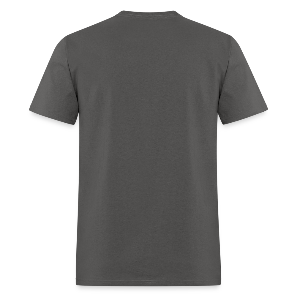 BJJ T-Shirt | Train Harder Design | Front Print Design - charcoal