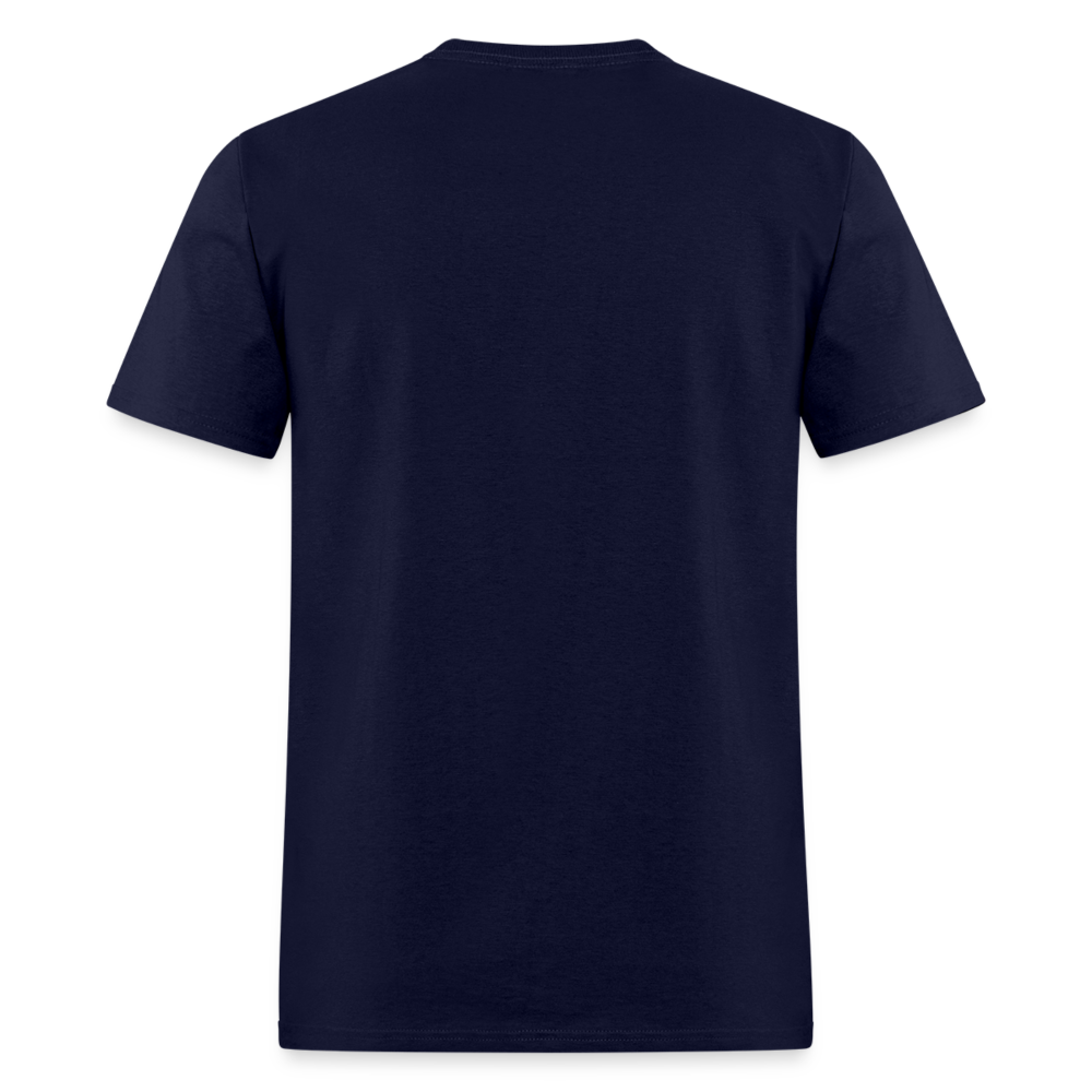 BJJ T-Shirt | Train Harder Design | Front Print Design - navy