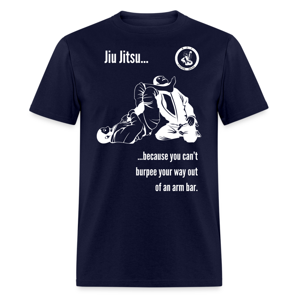 Unisex Classic T-Shirt | Jiu Jitsu Arm Bar Design - navy
