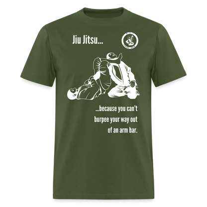 Unisex Classic T-Shirt | Jiu Jitsu Arm Bar Design - military green