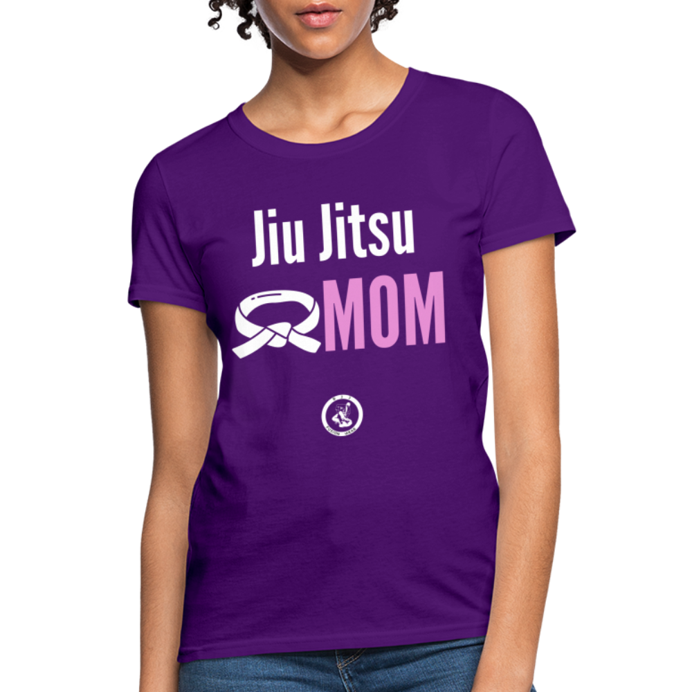 Jiu Jitsu Mom Women's T-Shirt - purple