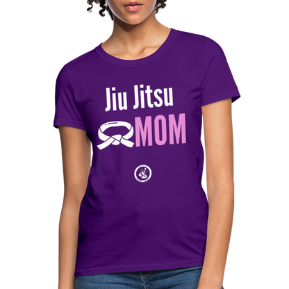 Jiu Jitsu Mom Women's T-Shirt - purple