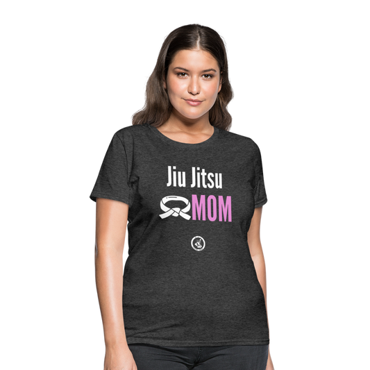 Jiu Jitsu Mom Women's T-Shirt - heather black