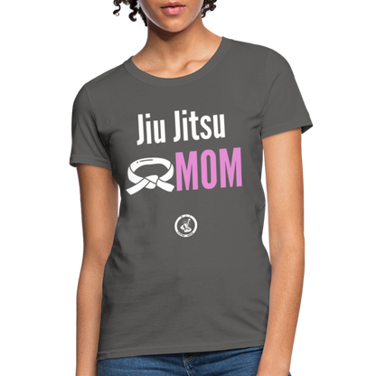 Jiu Jitsu Mom Women's T-Shirt - charcoal