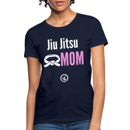 Jiu Jitsu Mom Women's T-Shirt - navy