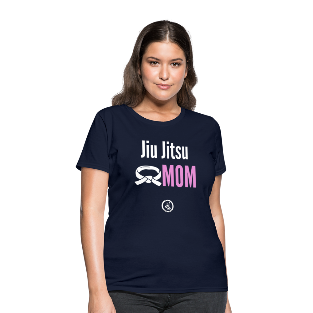 Jiu Jitsu Mom Women's T-Shirt - navy