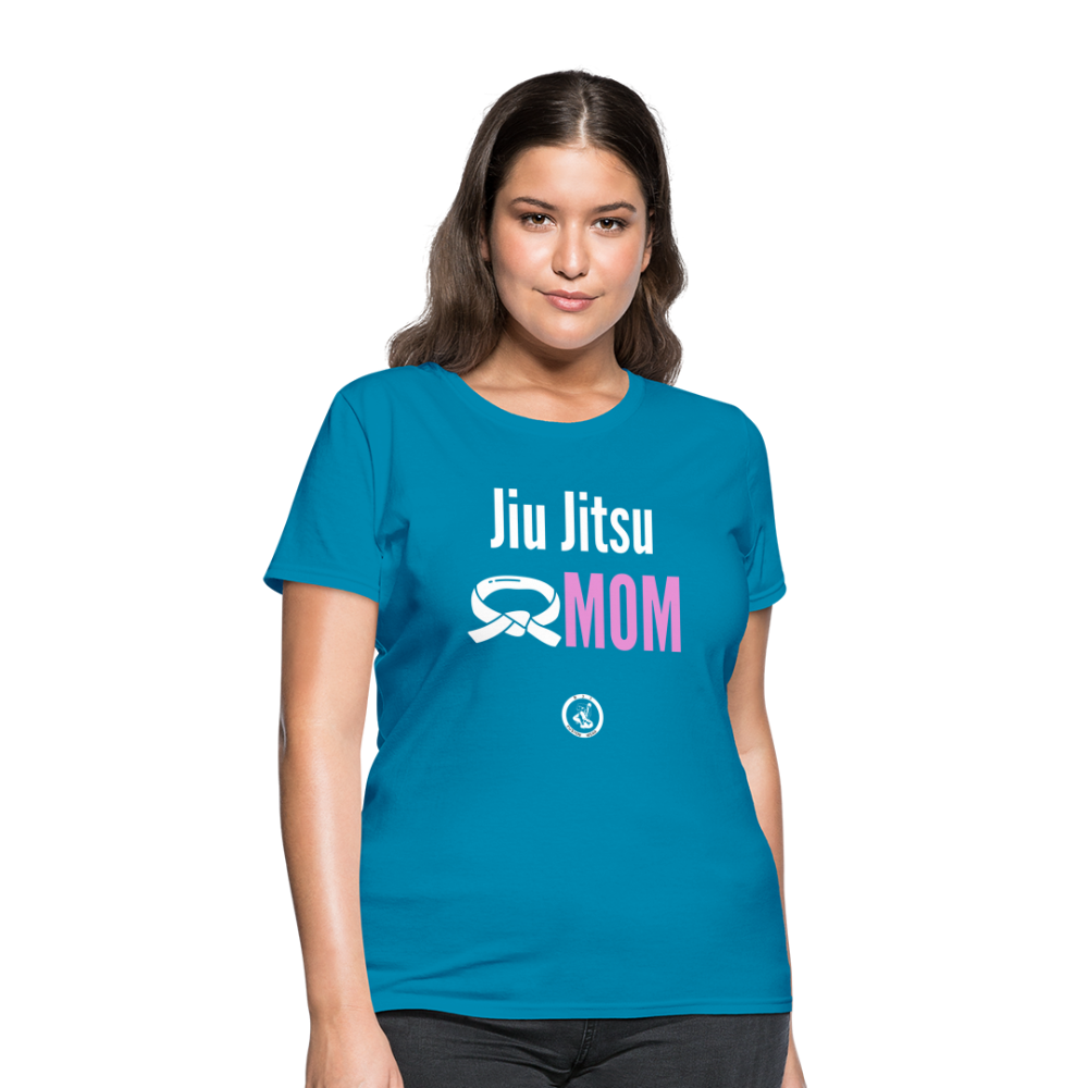 Jiu Jitsu Mom Women's T-Shirt - turquoise