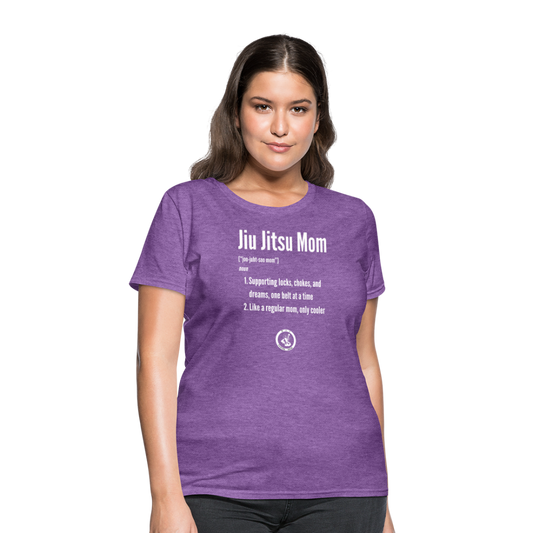 Jiu Jitsu Mom Defined | Women's T-Shirt - purple heather