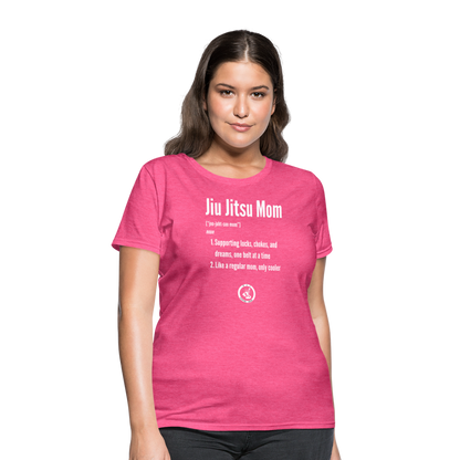 Jiu Jitsu Mom Defined | Women's T-Shirt - heather pink